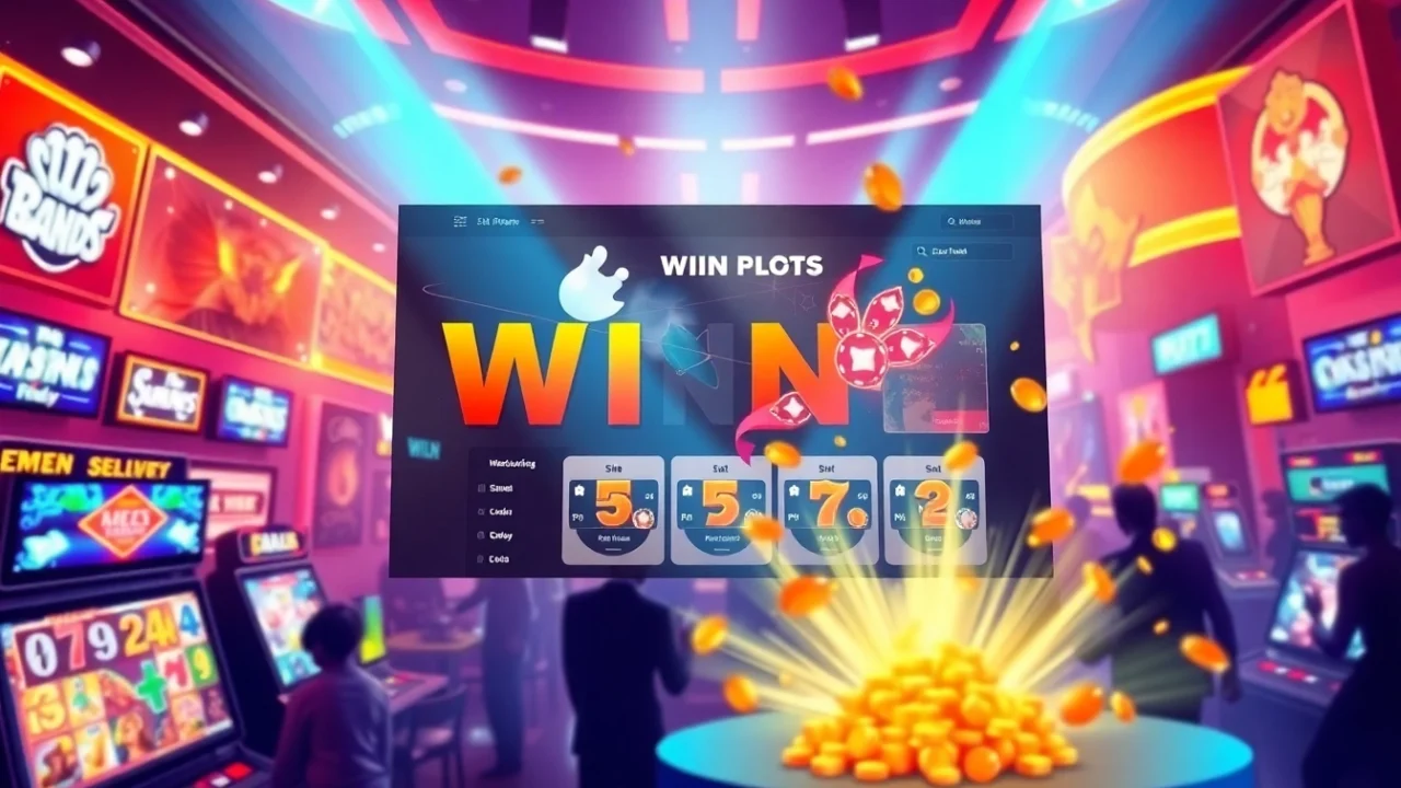 Experience the thrill of ok win with a modern online gaming platform interface bursting with excitement.