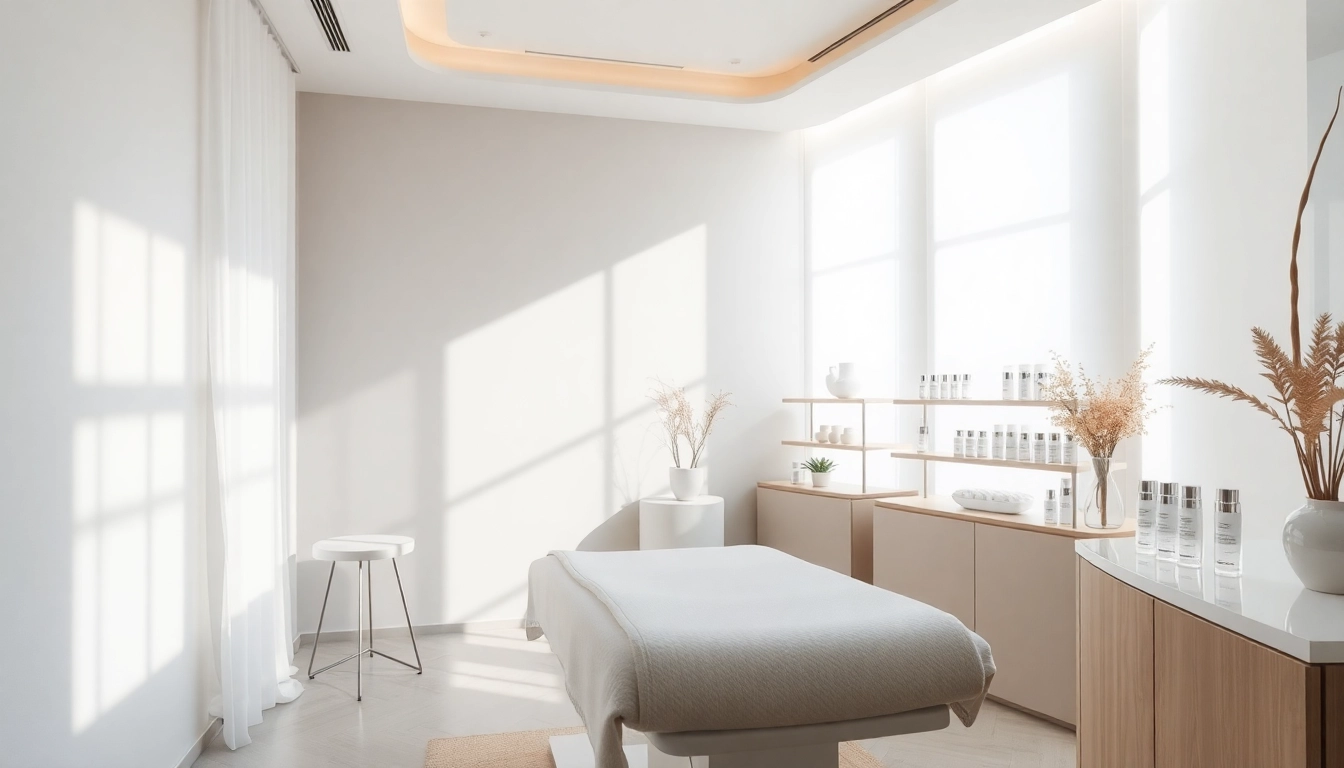 Experience the latest in Faltenbehandlung Zürich with a serene treatment room ambiance.