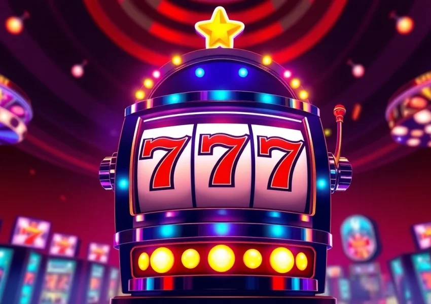 Spin the thrilling สล็อต777 slot machine with colorful lights and exciting symbols.