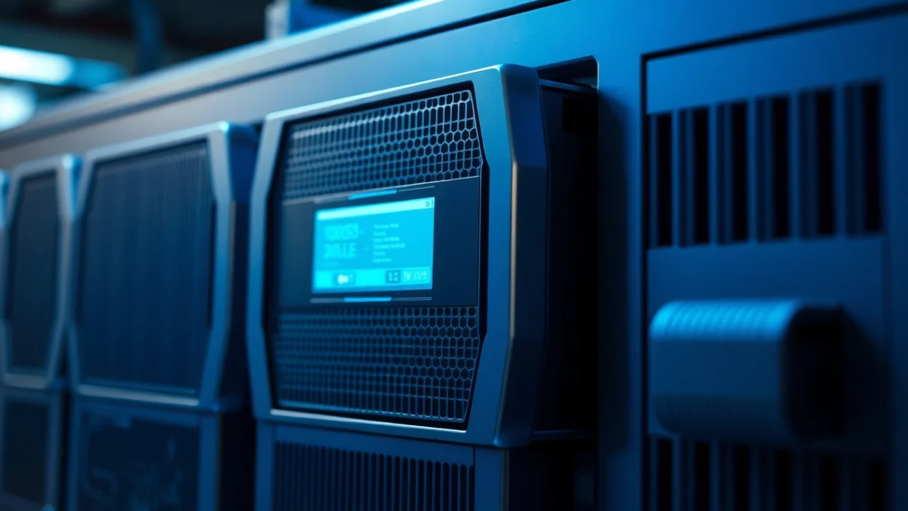 Power Supply Manufacturer showcasing a modern power supply unit with sleek design and advanced features.