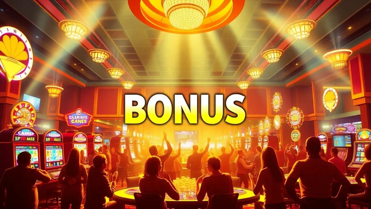 Claim your exciting welcome bonus benefits with vibrant casino celebrations.