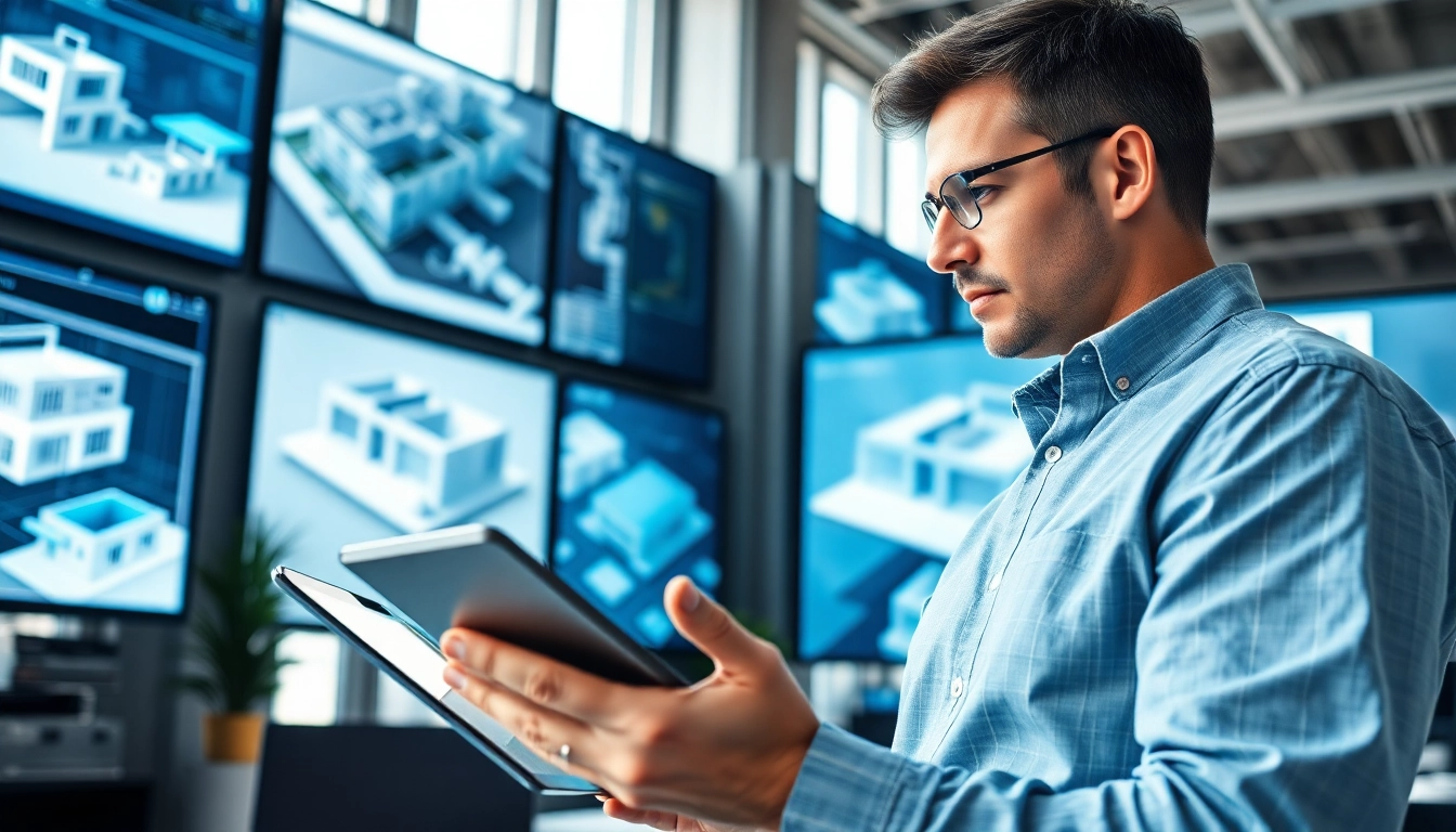 Enhance your skills with BIM Training in Pune, featuring a professional engineer engaging with advanced modeling software.