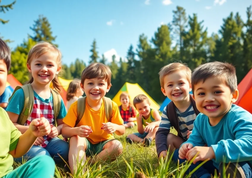 Children enjoying activities at holiday camps, showcasing engagement and fun.