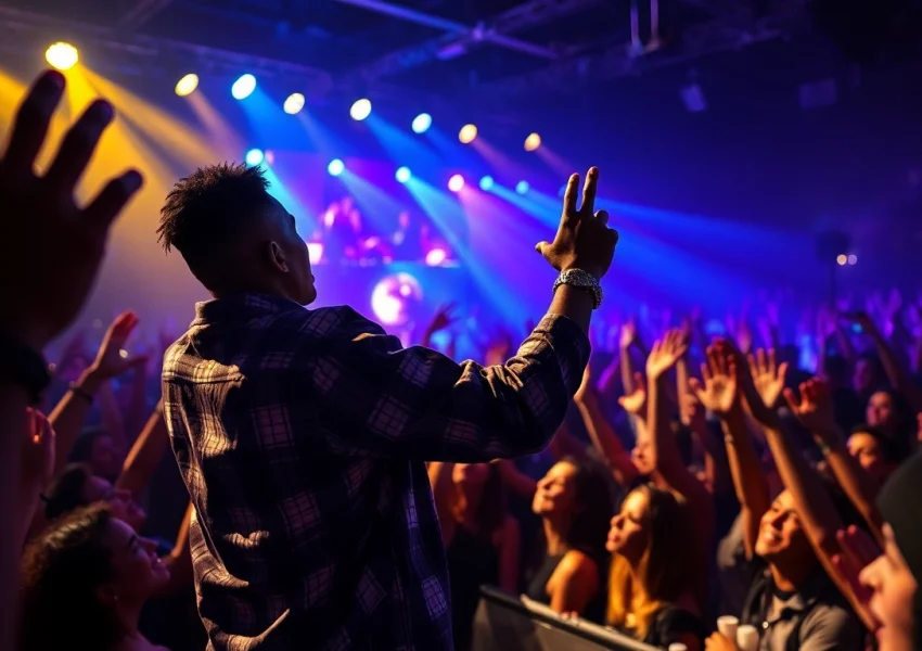 Experience BigMay202 songs live with an electrifying concert scene, capturing the artist's energy.