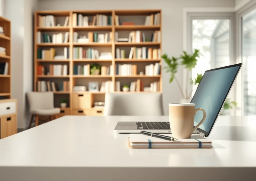 Enhance your Work From Home experience with an inviting home office setup.