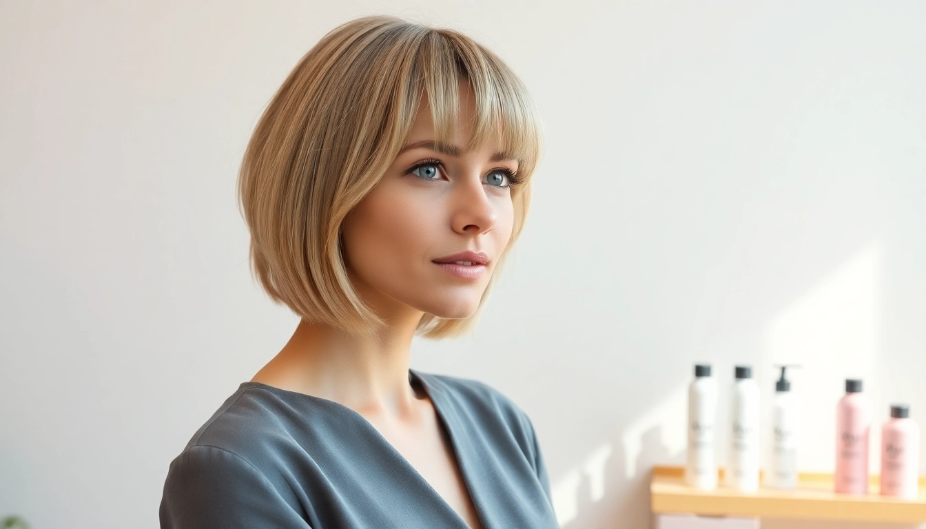 Explore stylish hairstyles for thin hair featuring a chic bob cut and elegant styling.