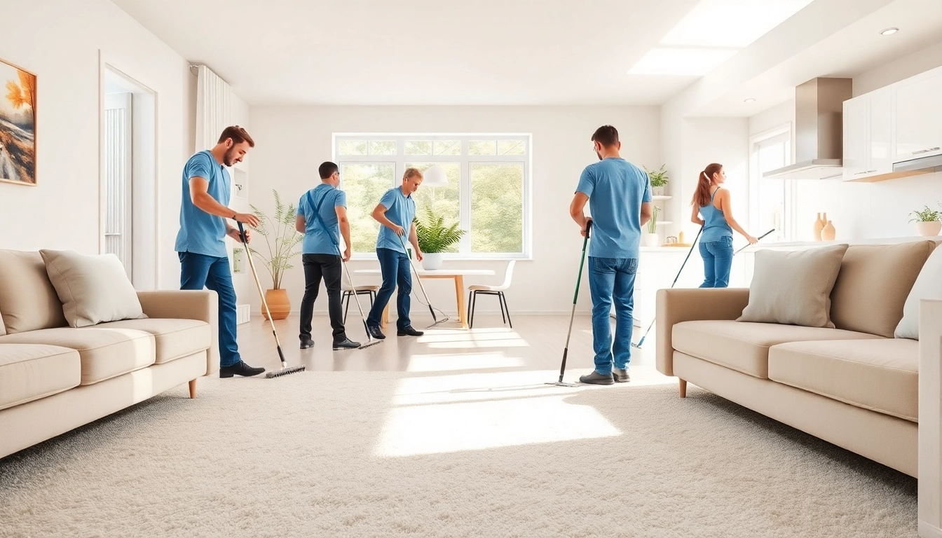 Experience exceptional Move Out Cleaning Camarillo with a professional team meticulously cleaning a home.