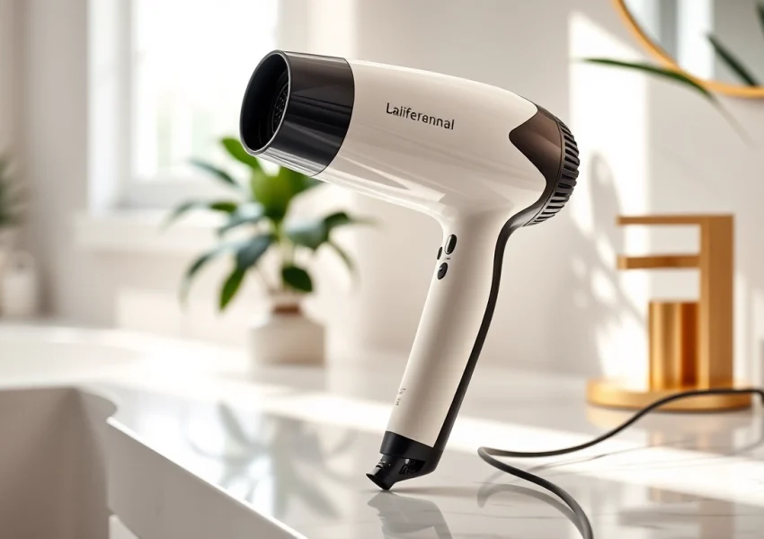 Style your hair effortlessly with the advanced Laifen hair dryer featuring Ionic technology.