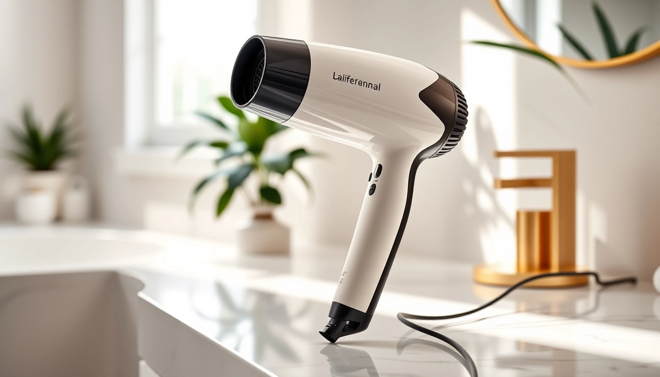Style your hair effortlessly with the advanced Laifen hair dryer featuring Ionic technology.
