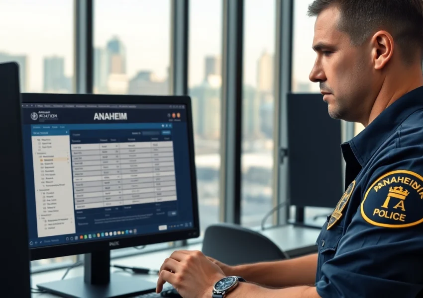 Access Anaheim Police Station inmate information with professional clarity and detail.
