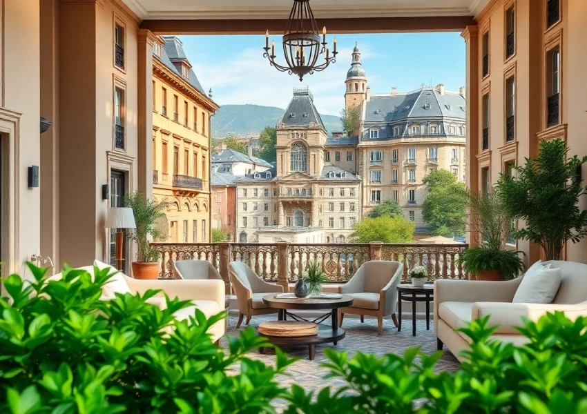 Discover European Pesach hotels with elegant lobbies decorated for Passover celebrations.