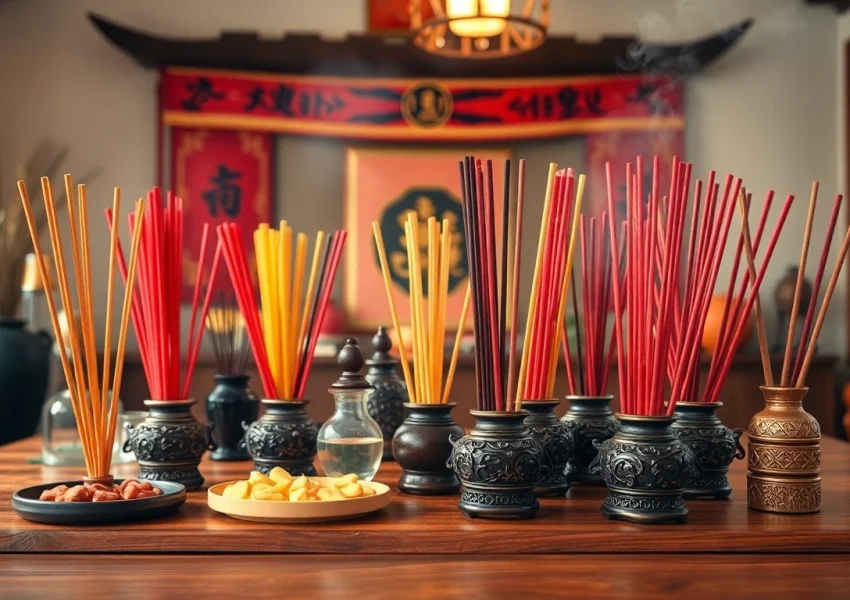 Brûler des oriental incenses avec élégance dans un décor apaisant.