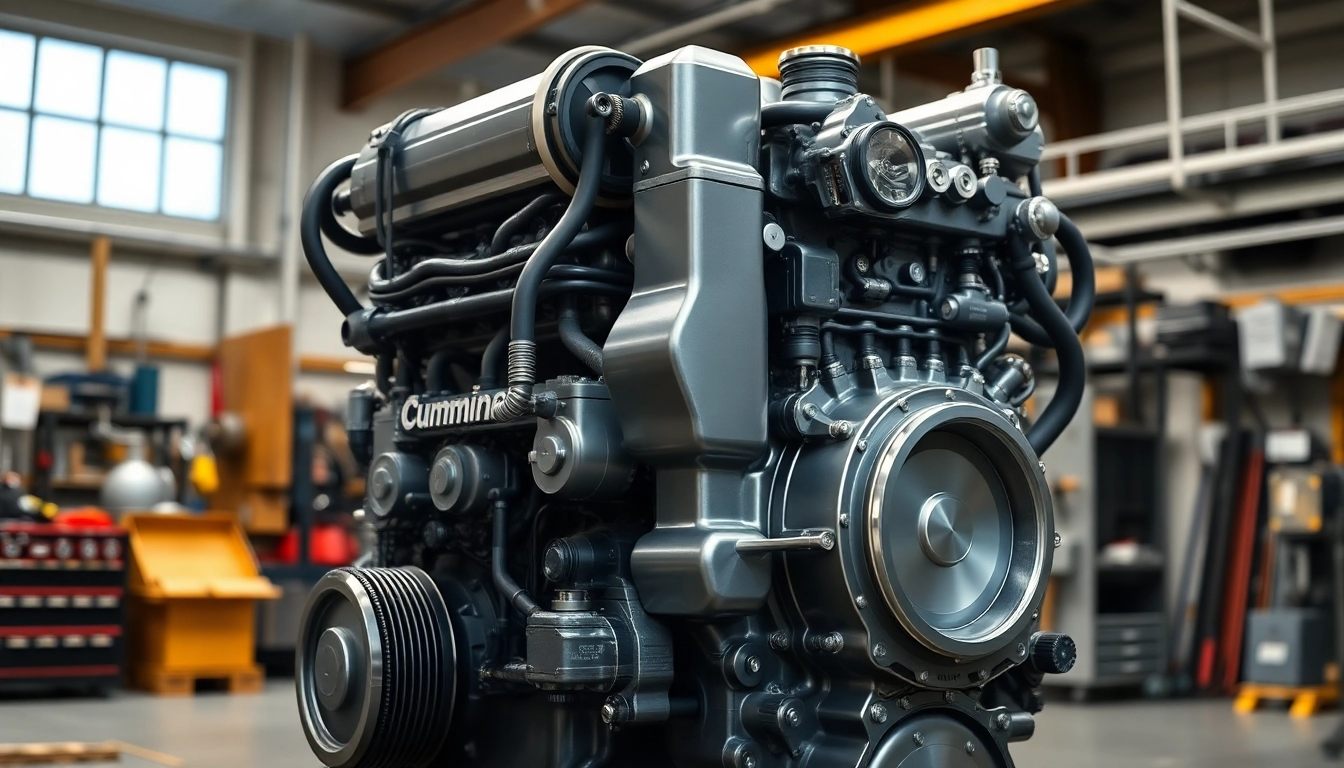 Showcase the Cummins ISX engine for sale, highlighting its power and intricate engineering.