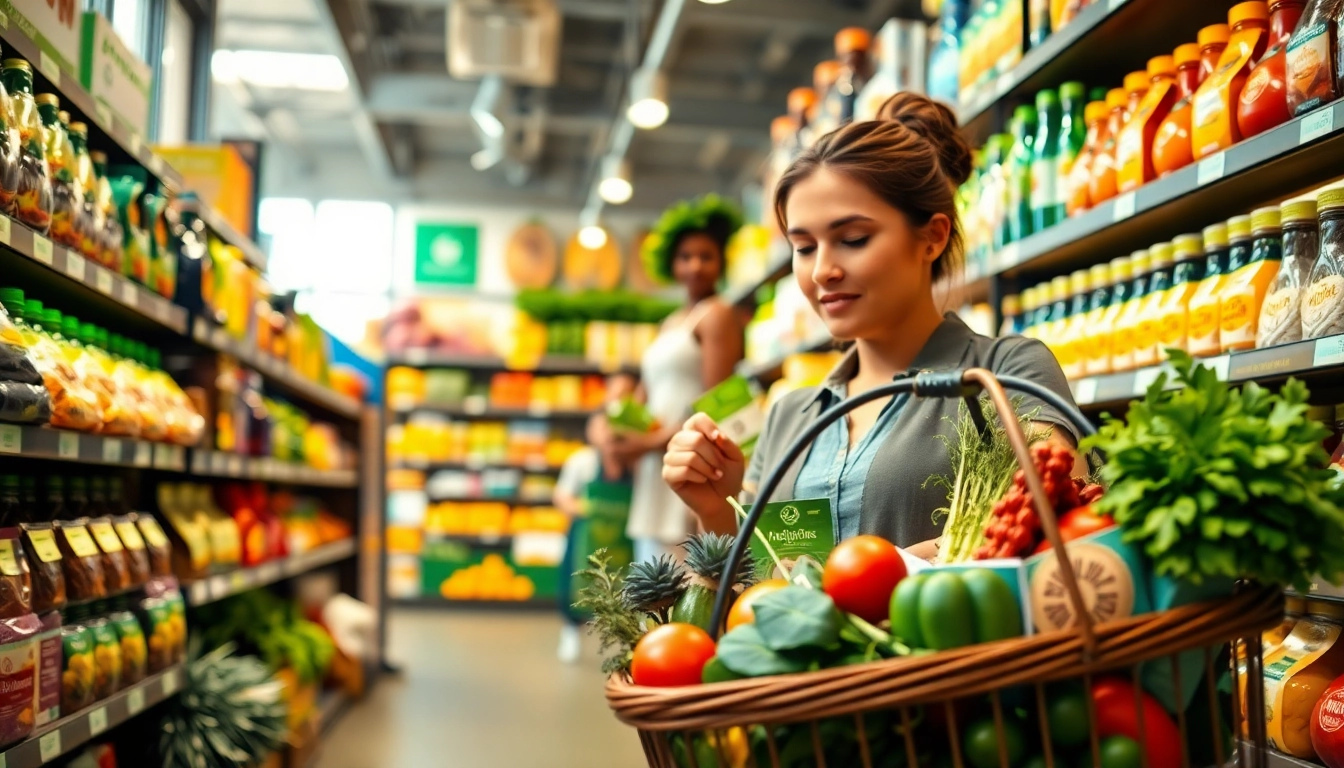 Explore prices on thrive market while shopping for healthy organic products in a vibrant market.