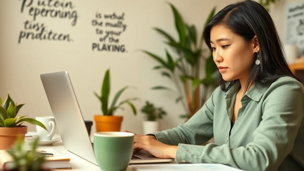 Hire a Filipino virtual assistant efficiently in a serene home office environment.