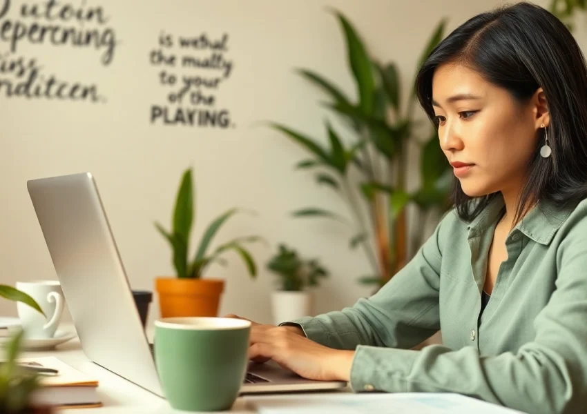 Hire a Filipino virtual assistant efficiently in a serene home office environment.