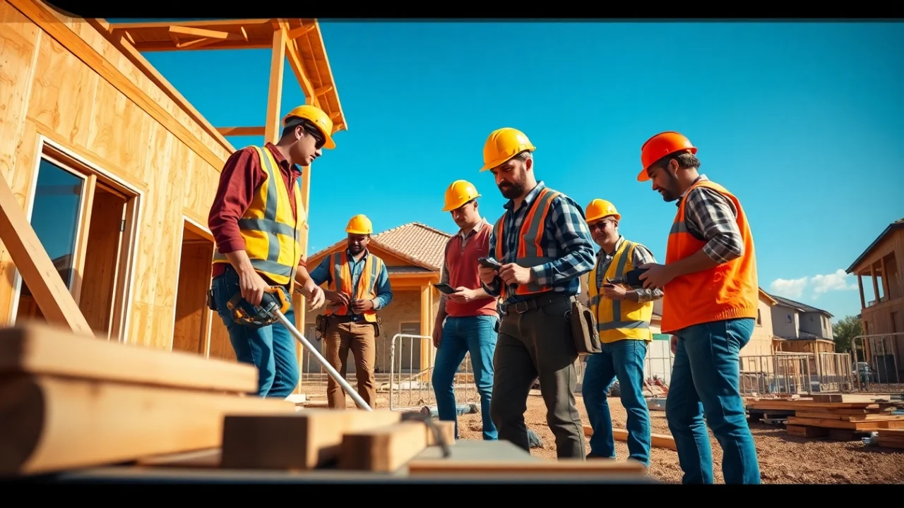 Enhance your project with professional austin construction services showcasing skilled workers on-site.