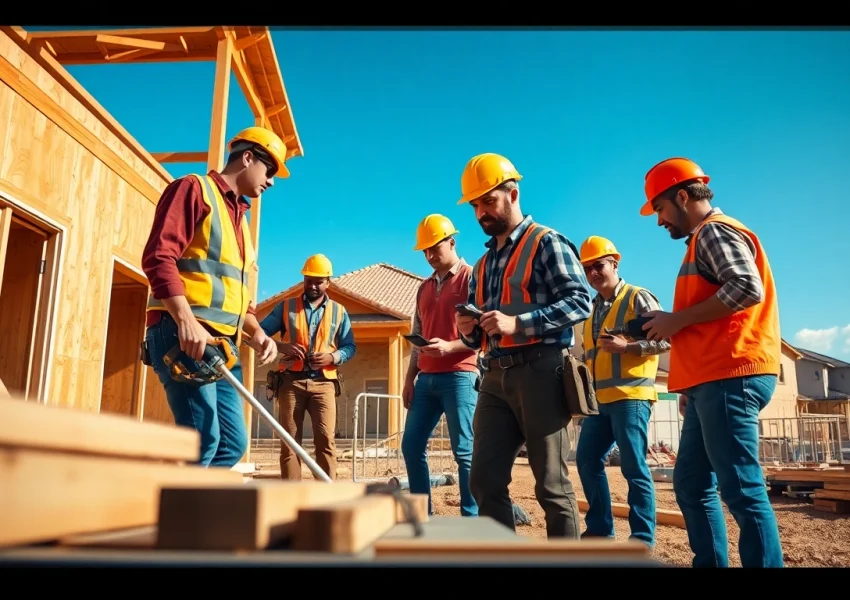 Enhance your project with professional austin construction services showcasing skilled workers on-site.
