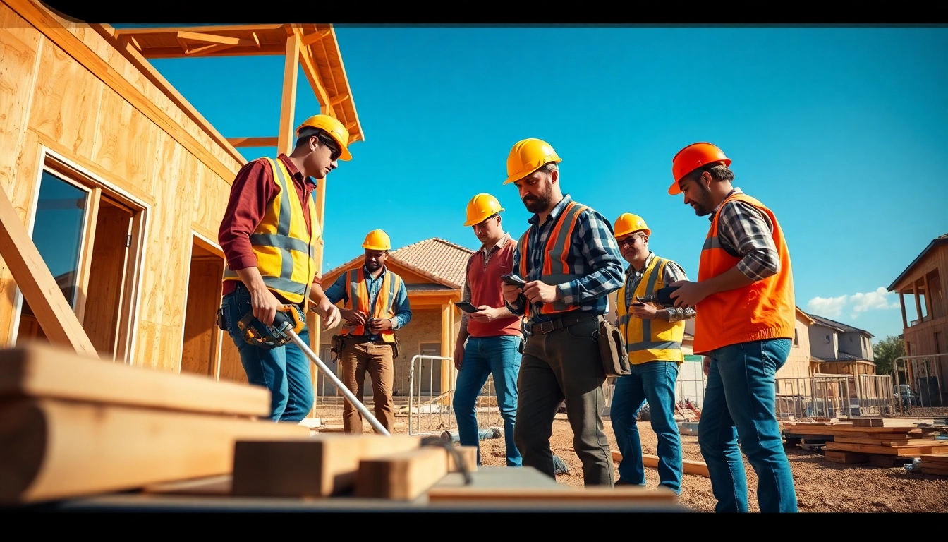 Enhance your project with professional austin construction services showcasing skilled workers on-site.