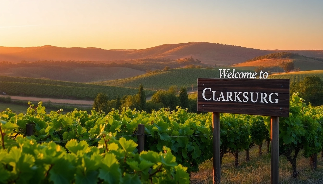 Experience the vineyards of Clarksburg, California with warm light and lush landscapes.