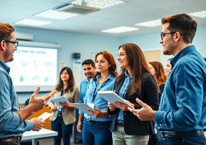 Capture of a training session on the level 6 NVQ diploma in occupational health and safety - completed assignments pdf, showcasing active participation.