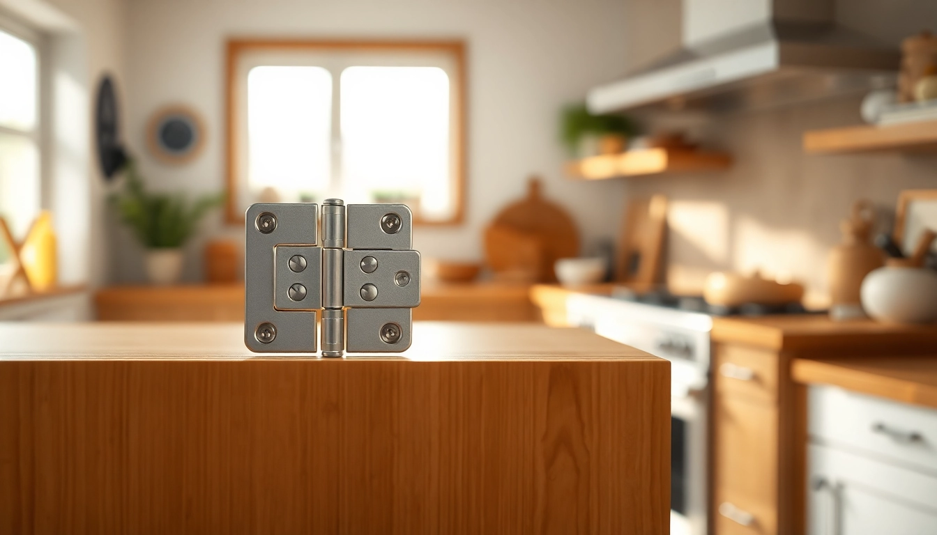 Cabinet Hinge Manufacturers showcase high-quality hinges in a professional kitchen setup.