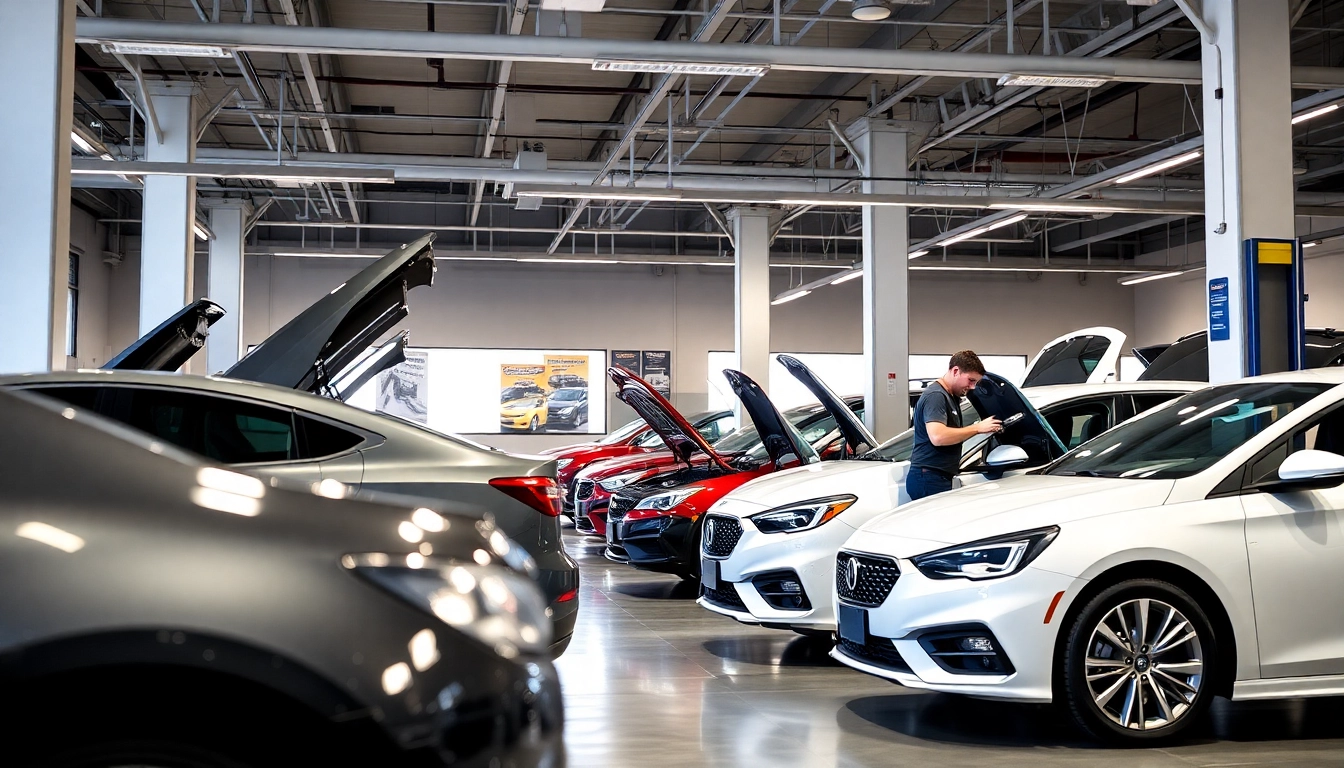 Book reliable car service Atlanta with certified mechanics in a modern garage for optimal vehicle care.