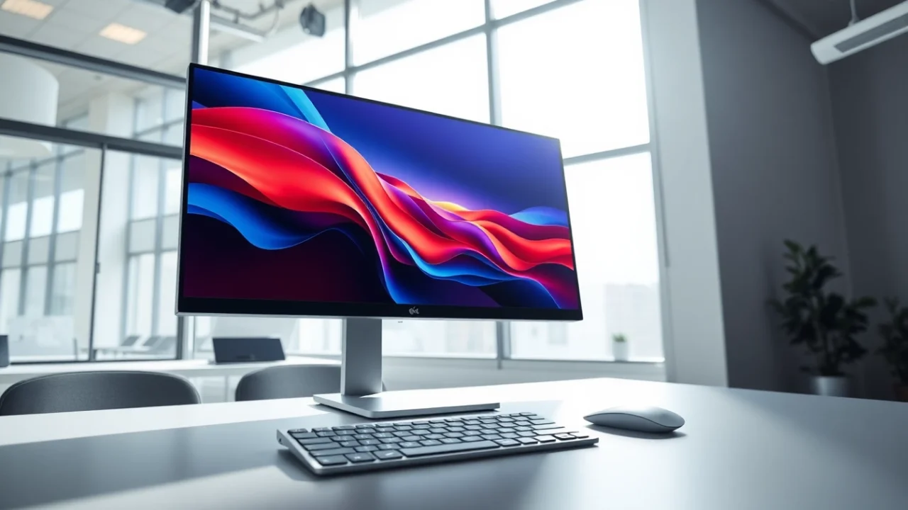 Buy Apple Pro Display with vibrant Retina 6K display in a modern office setting.