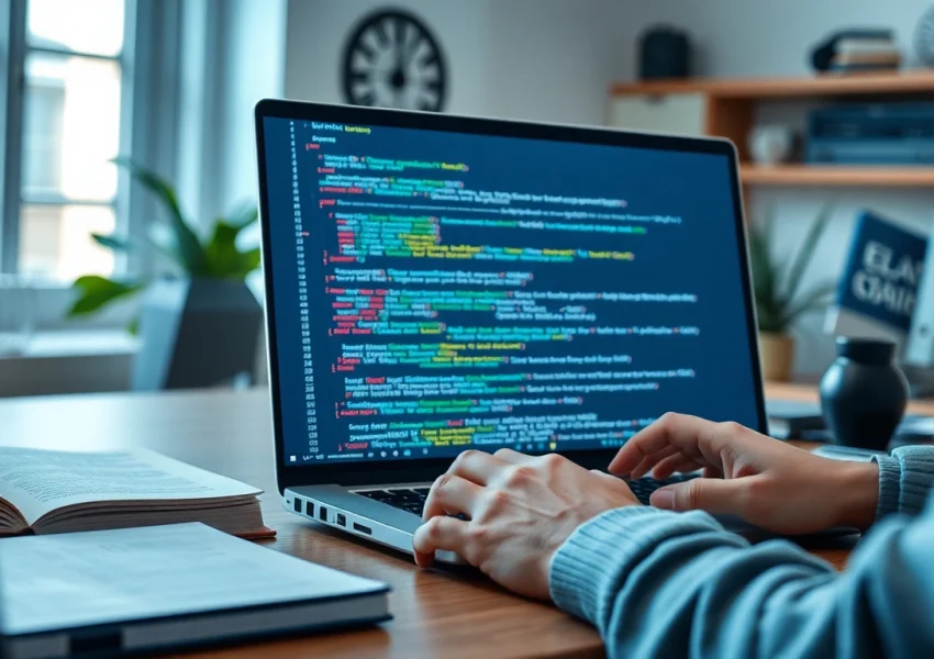 Illustration showing php enum extends in a professional coding environment.