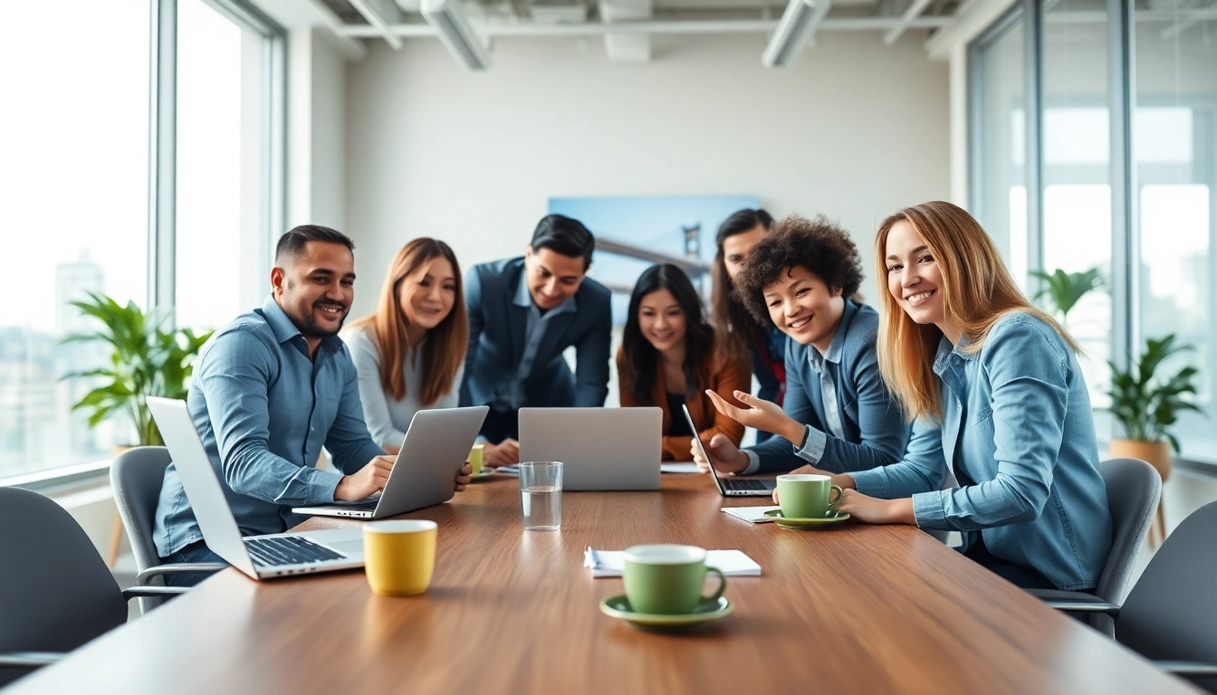 Actieve samenwerking bij een online marketing bureau Tilburg met een divers team.