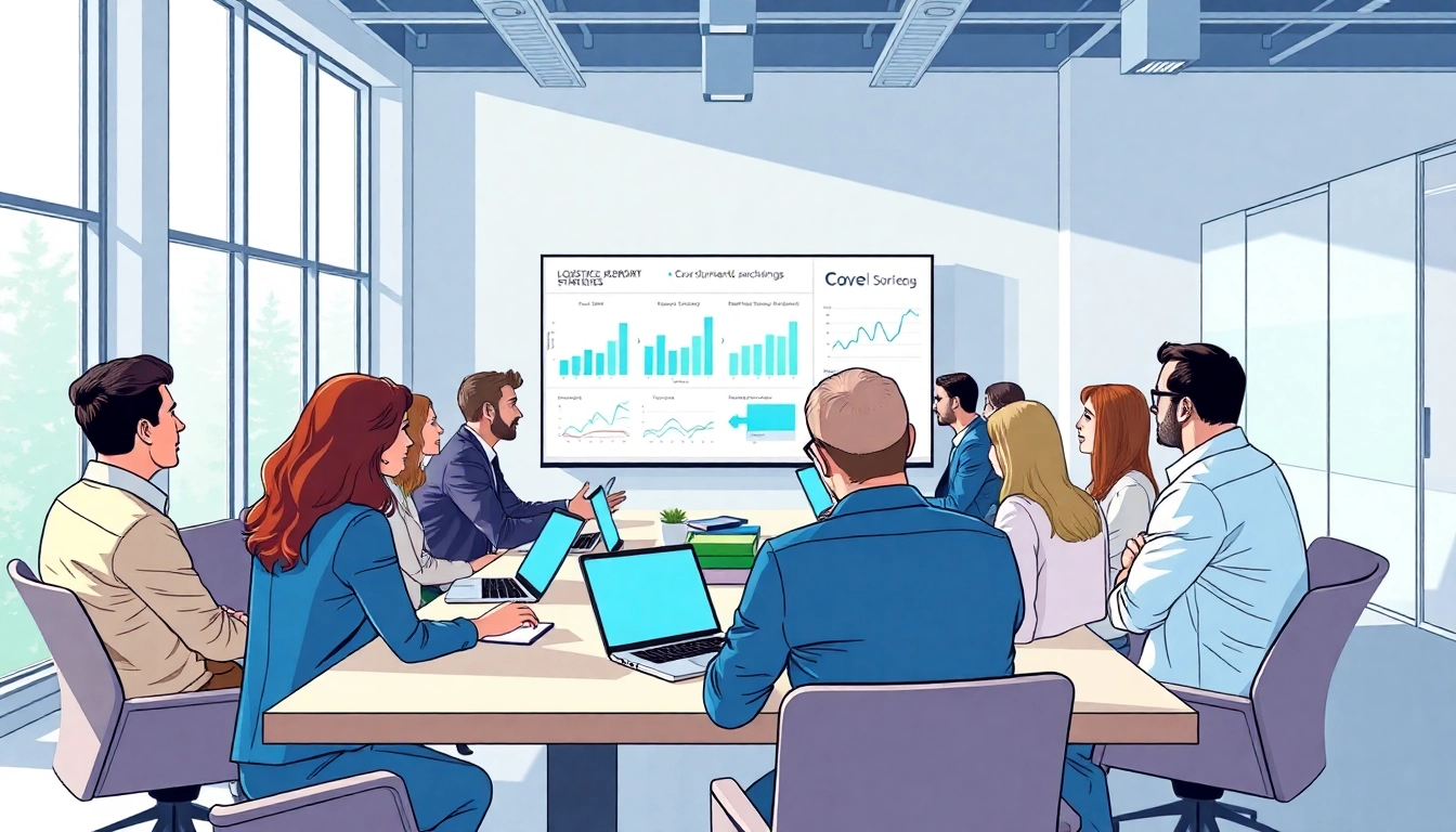 Suppliers collaborate in a modern conference room to discuss strategies.