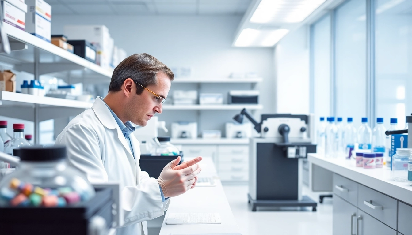 Researcher performing all check procedures on pluripotent stem cells in a laboratory setup.