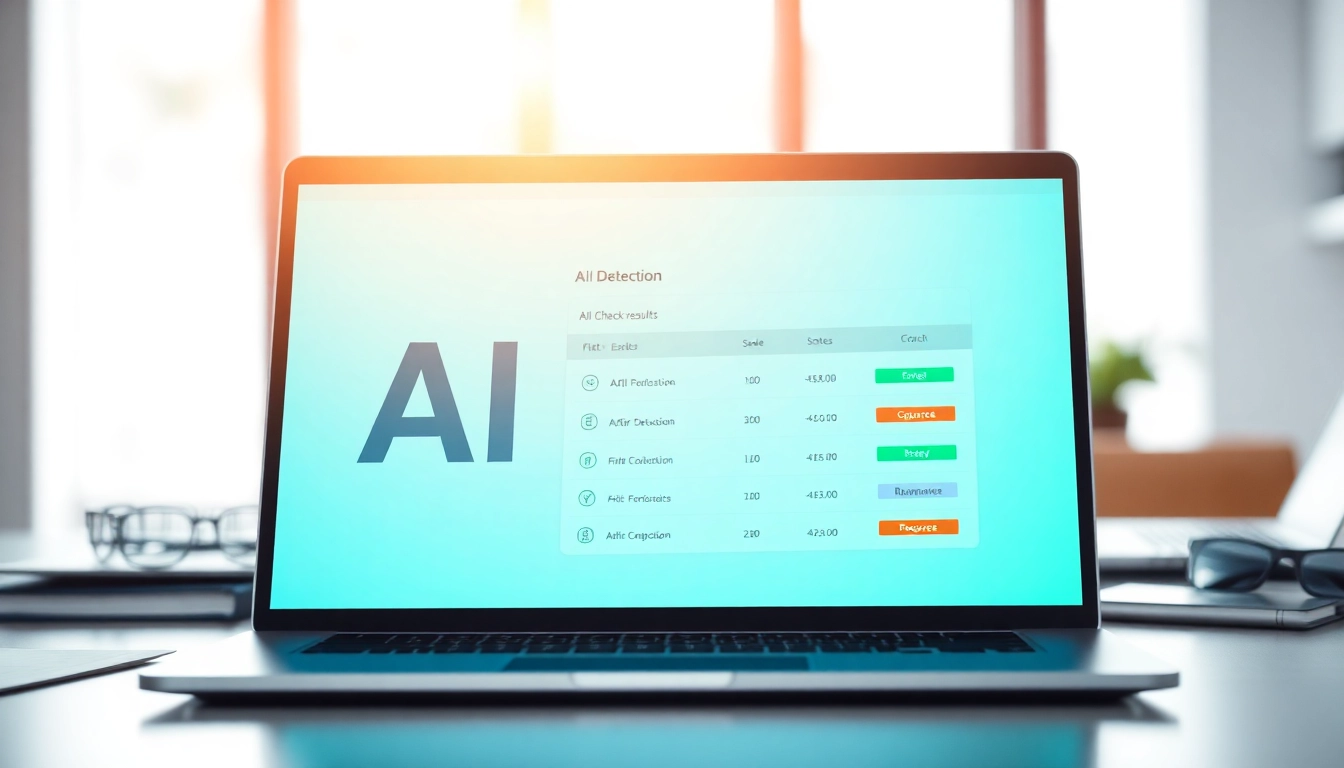 Verify text authenticity with an efficient ai checker in a modern workspace.