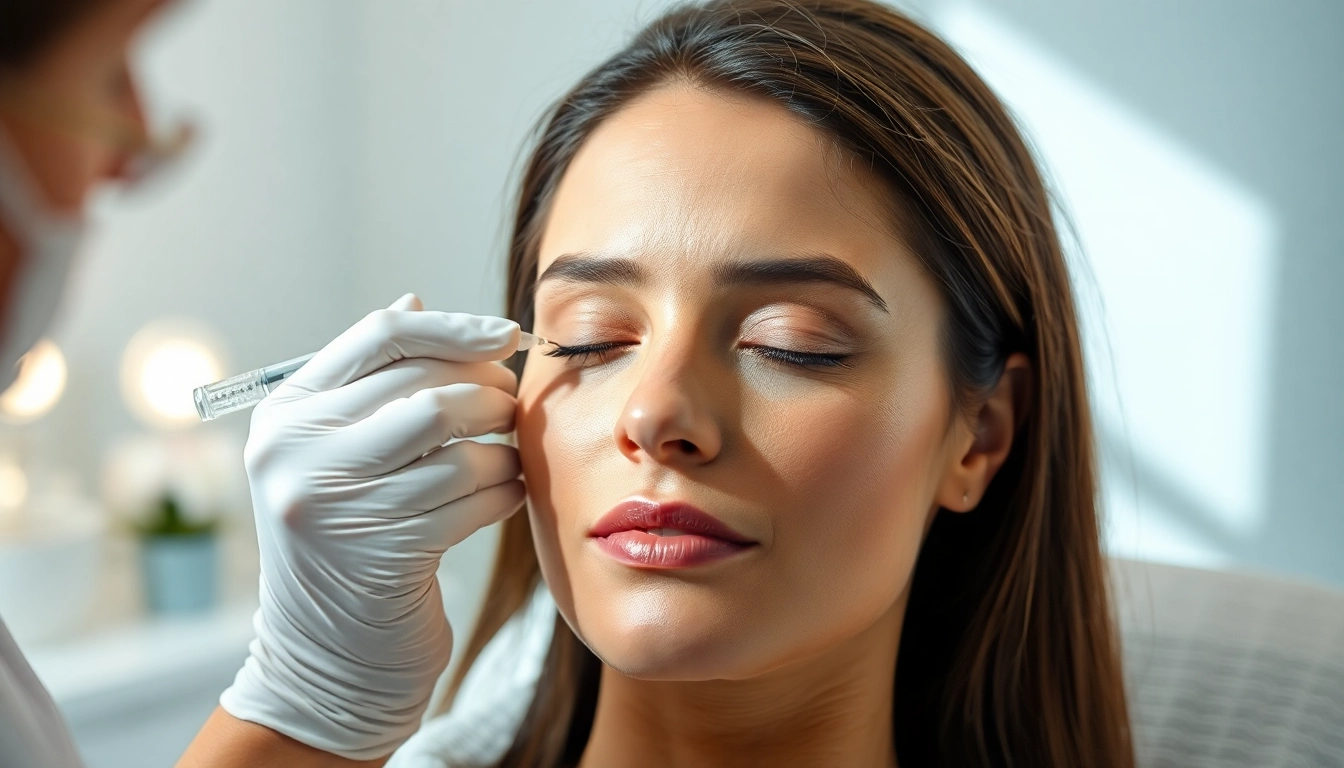 Experience wrinkle relaxer treatment in a serene medspa with a professional showing expertise.