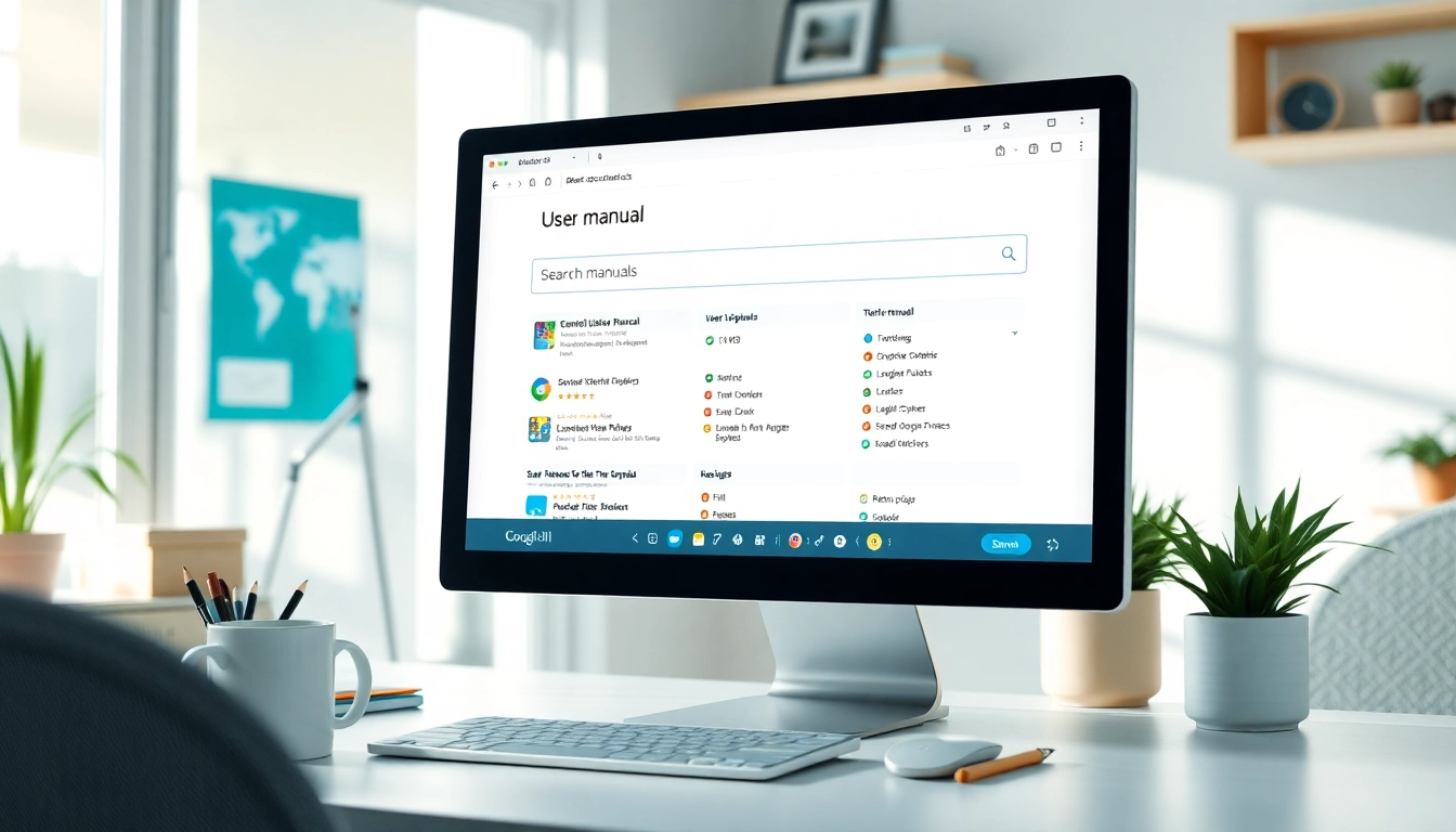 Find user manuals effectively at https://manualsfact.com/ on a bright and organized workspace.