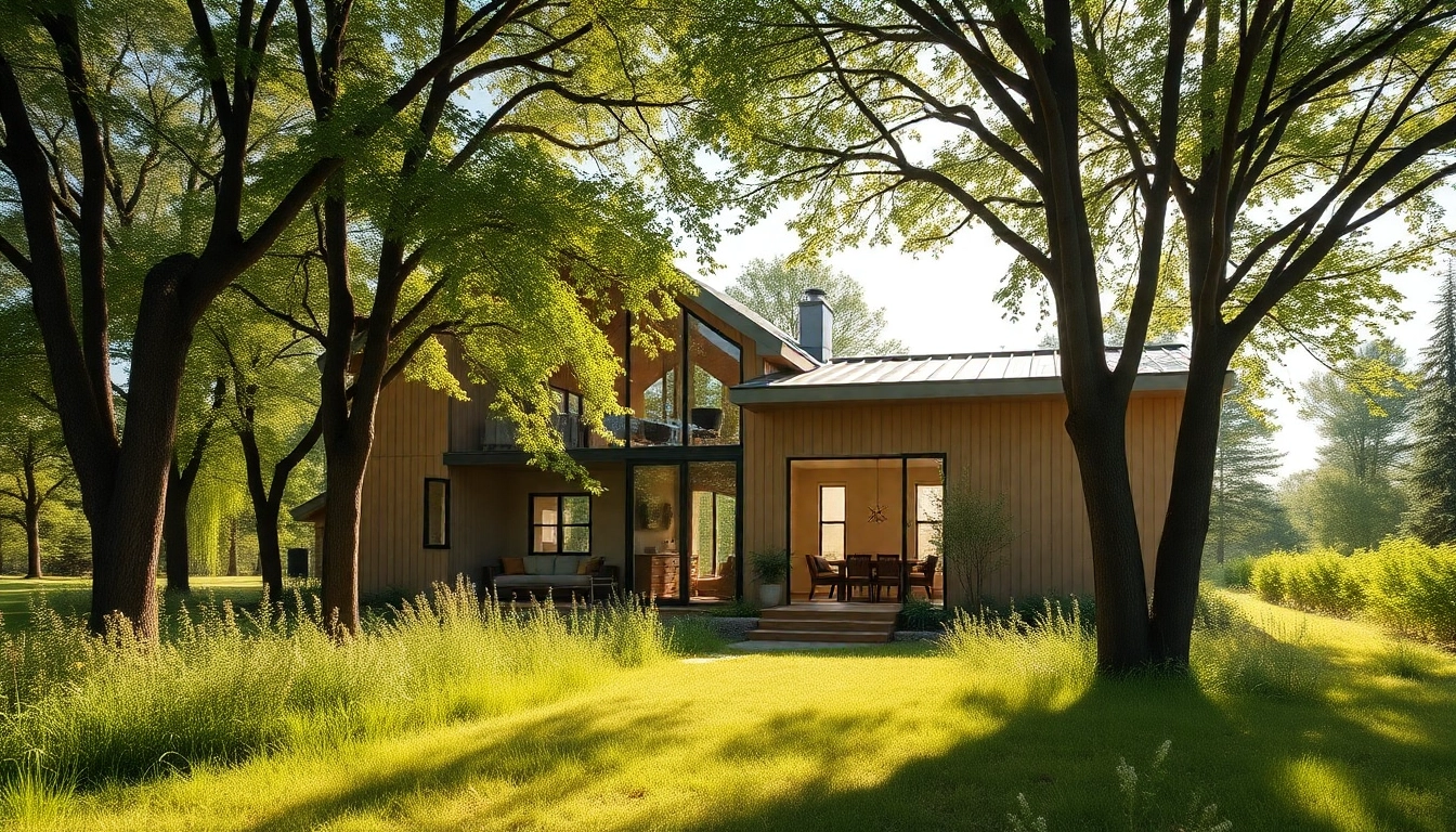 Explore sip house projects showcasing modern architecture surrounded by lush greenery.