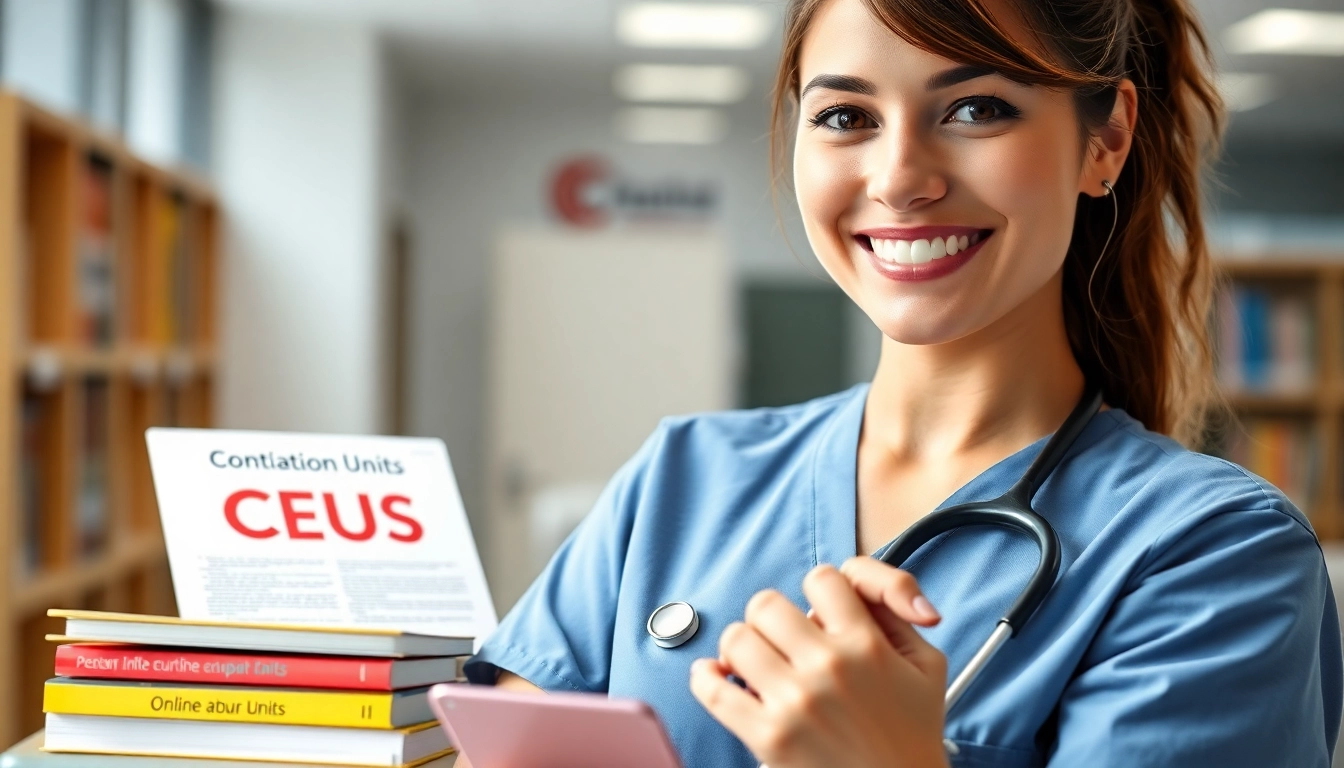 Inspiring image of Unidades de educación continua de enfermería highlighting a professional nurse dedicated to ongoing education.