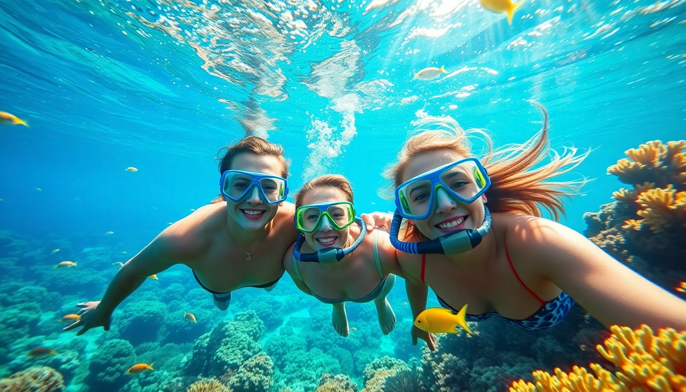 Discover snorkeling puerto rico through a vibrant underwater scene with colorful marine life and snorkelers exploring.