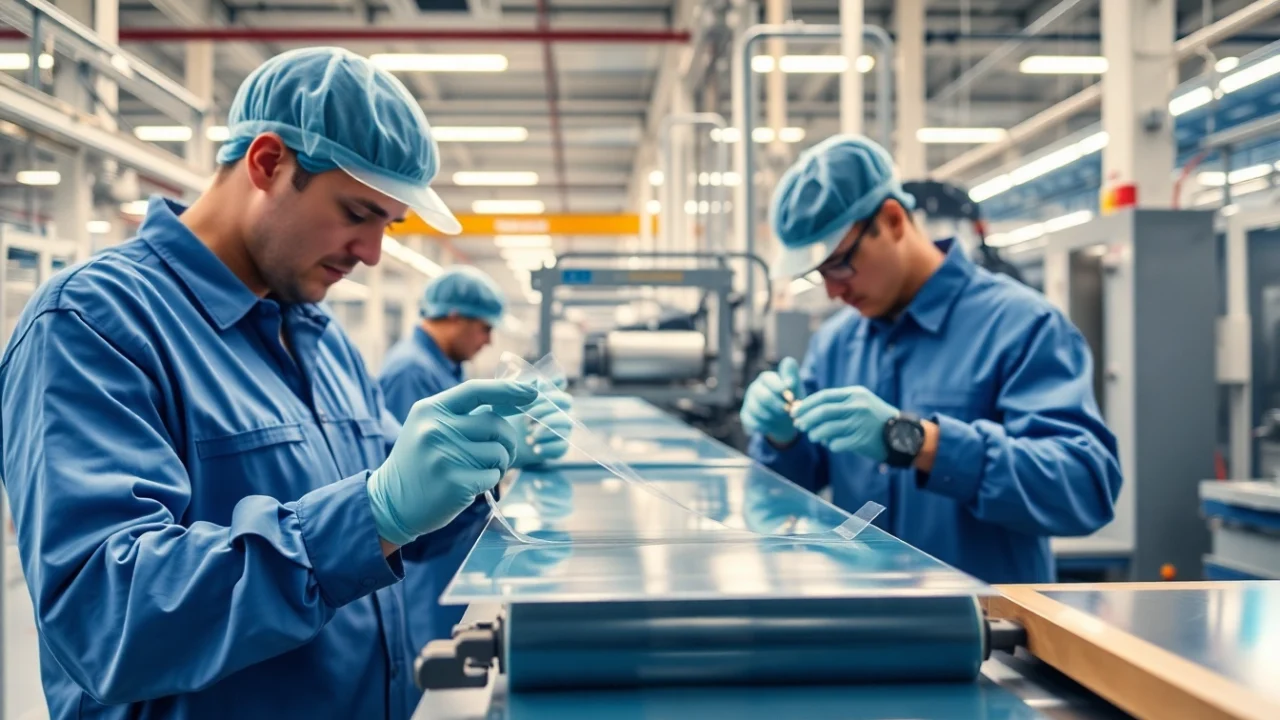 View the advanced adhesive films process at https://www.makobond.com/adhesives-films, highlighting precision and technology.