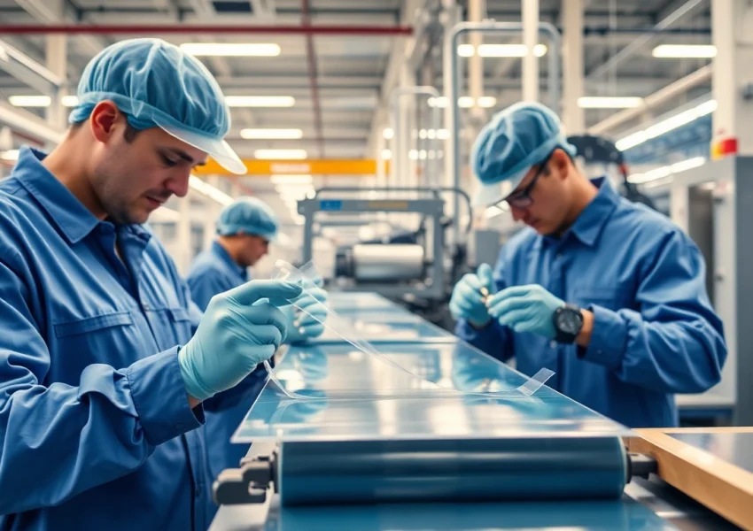 View the advanced adhesive films process at https://www.makobond.com/adhesives-films, highlighting precision and technology.