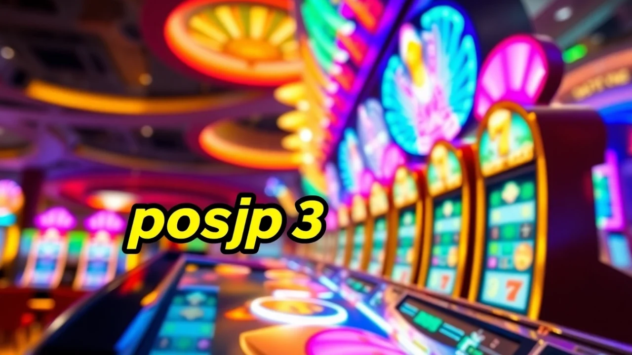 Rasakan sensasi permainan pada mesin slots posjp33 slot yang memukau di kasino mewah.