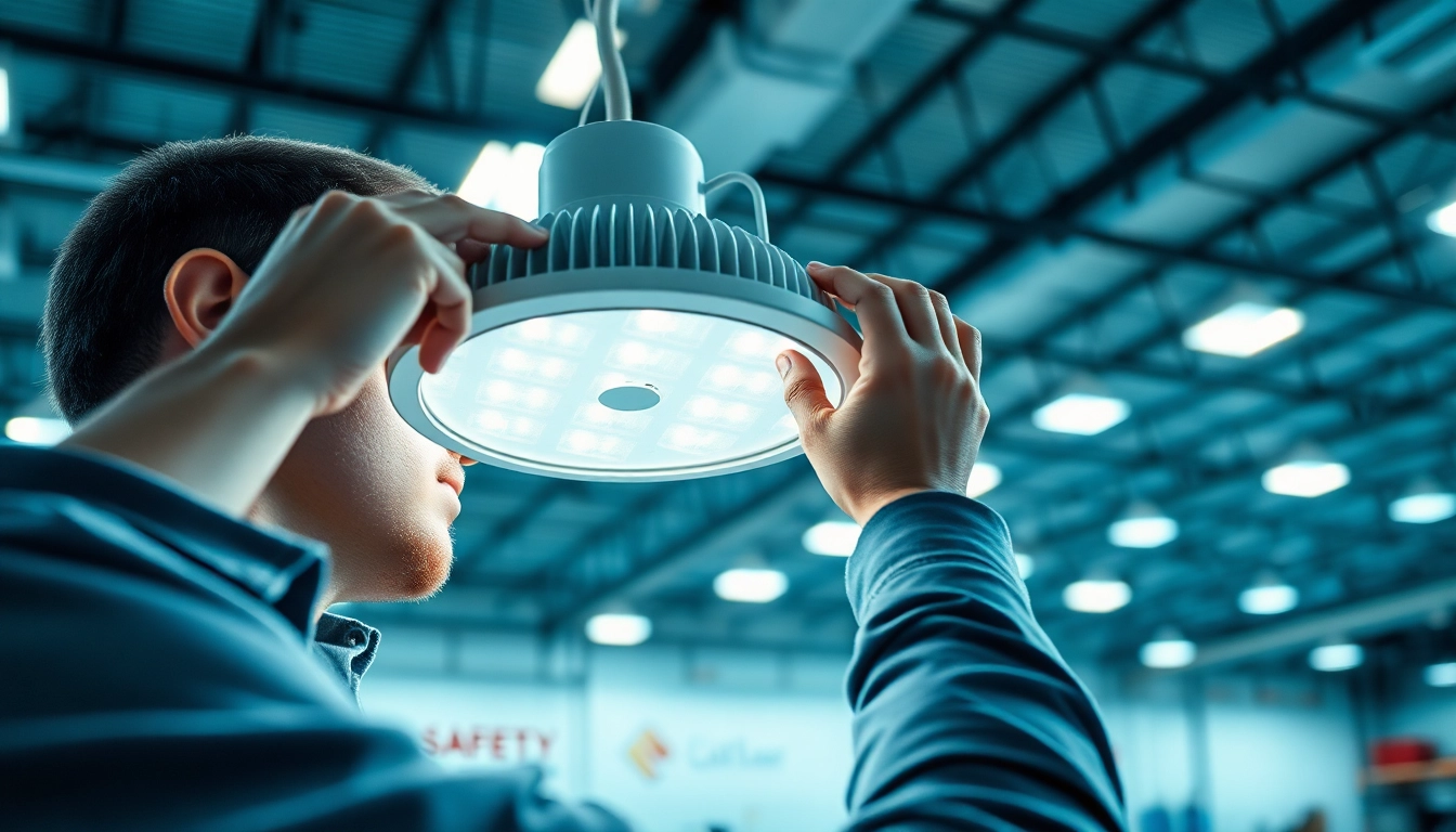 Illuminate your space with Vapor Tight Light, showcasing a professional installation in an industrial setting.