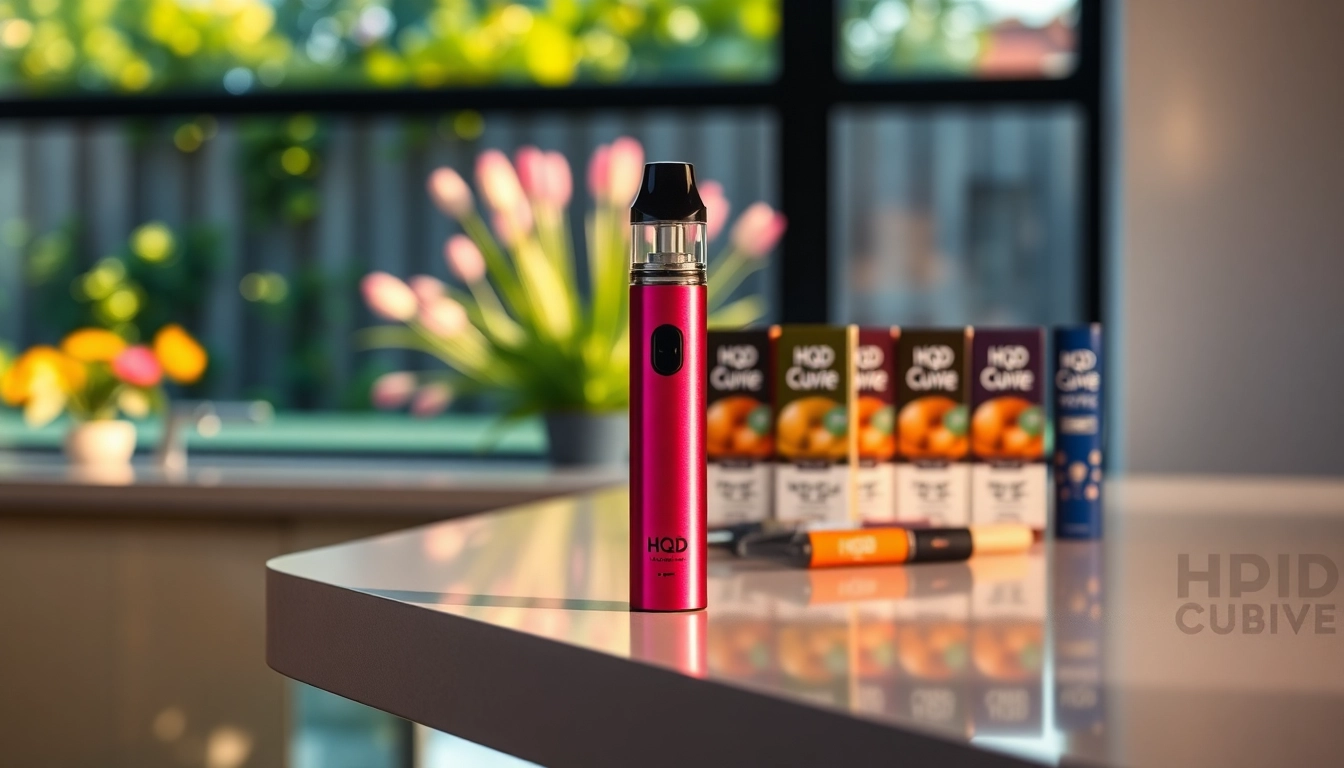 Experience the sleek design and vibrant flavors of HQD Cuvie disposable vapes.